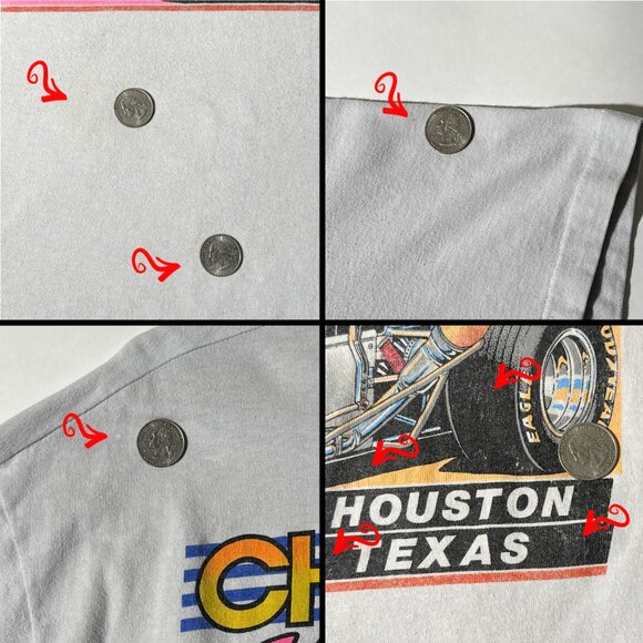 Vintage |‎ Chris McDermott 3c Houston Texas Challenge Racing Team Size XL - Picture 10 of 13
